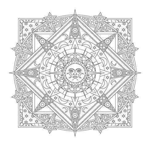 Relax and Recharge with the Celestial Magic Coloring Book